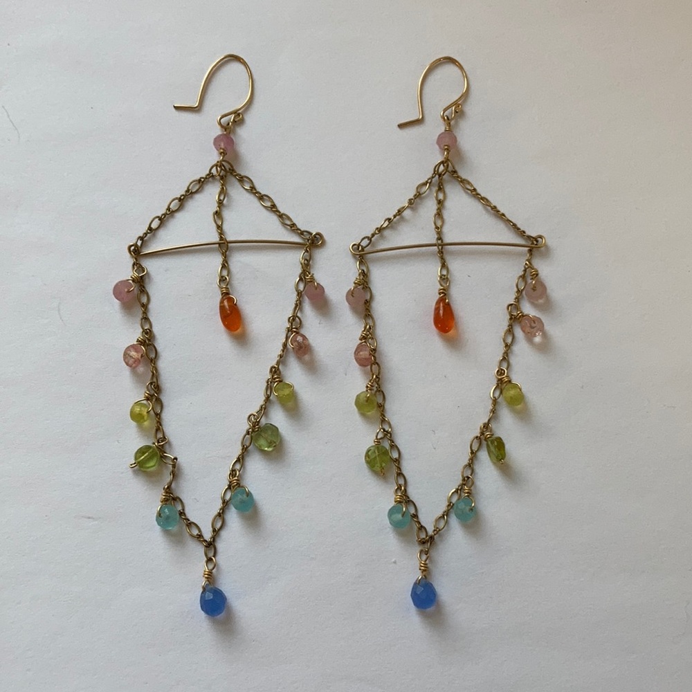Stunning rainbow earrings
